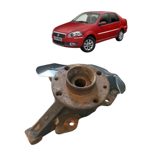 Montante Dianteiro Esquerdo Fiat Siena 2005 A 2012