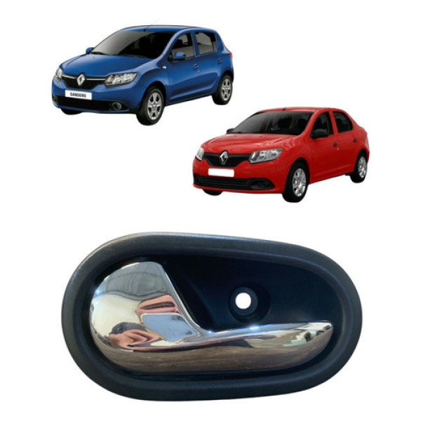 Maçaneta Int Dianteira Esquerda Renault Sandero 2016 A 2021