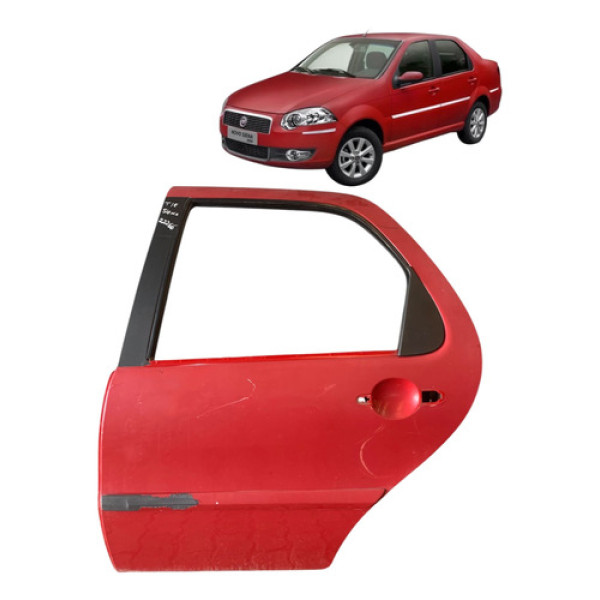 Porta Traseira Esquerda Fiat Siena 2005 A 2012
