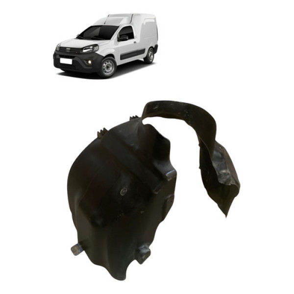 Para Barro Dianteiro Esquerdo Fiat Fiorino Uno 2013 A 2020
