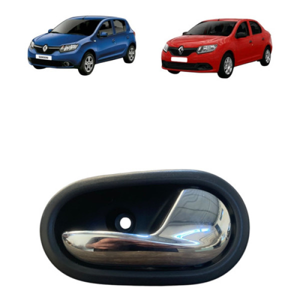 Maçaneta Int Dianteira Direita Renault Sandero 2016 A 2021