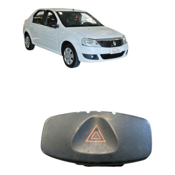 Botão Pisca Alerta Renault Logan 2009 2010 2011 2012