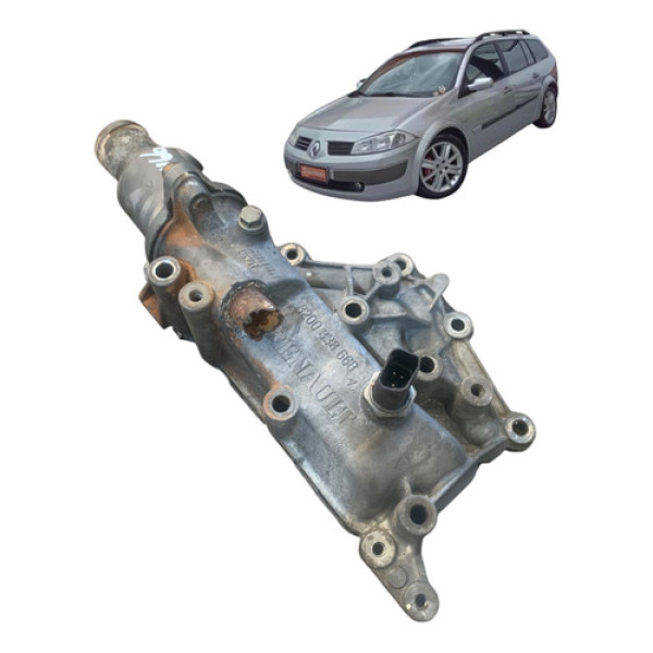 Carcaça Válvula Termostatica Renault Megane 2.0 2007 A 2011