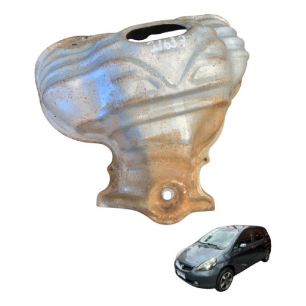 Protetor Coletor Escapamento Honda Fit 2004 A 2009