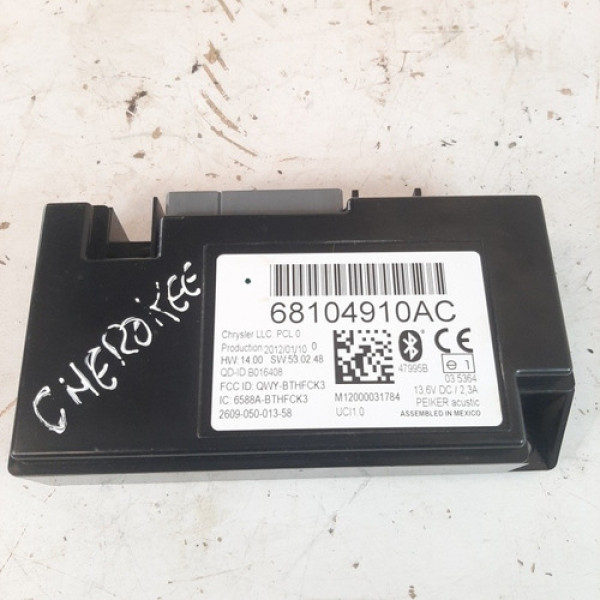 Módulo Comando Voz Gran Jeep Cherokee 3.6 V6 2011 A 14 9908