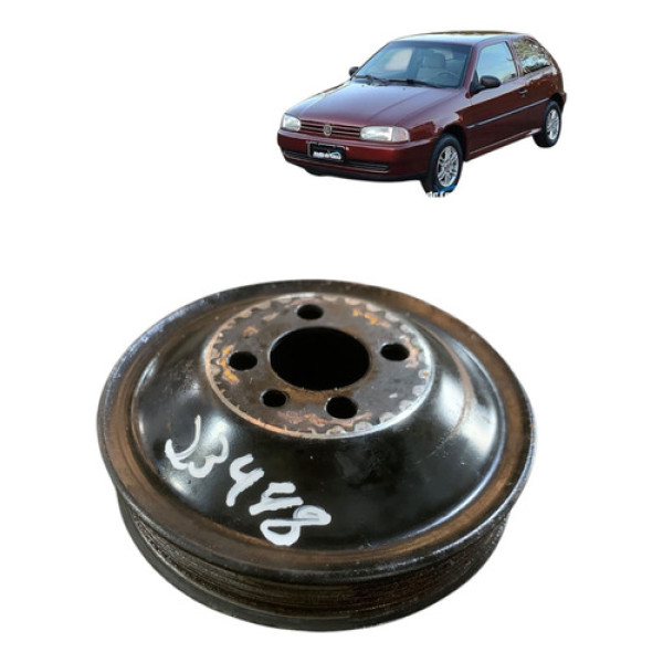 Polia Virabrequim Volkswagen Gol 1.0 8v Mi 1997 A 2000