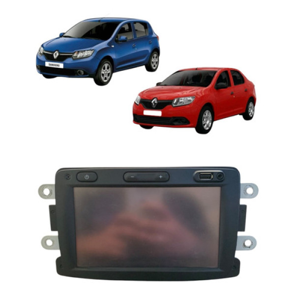 Tela Multimídia Renault Sandero Logan 2016 A 2021 Original