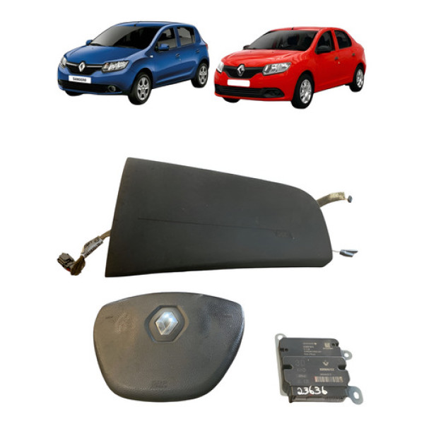 Kit Air Bag Renault Sandero Logan 1.0 3cil 2016 A 2021