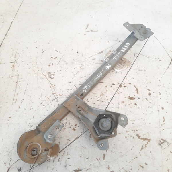 Maquina Vidro Traseira Esquerda Peugeot 206 2002 2007 8660