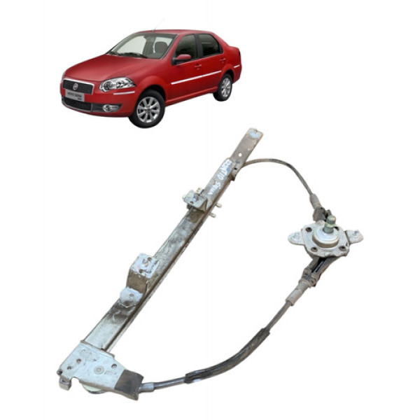 Maquina Vidro Traseira Direita Fiat Siena 2005 A 2012