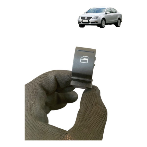 Botão Vidro Traseiro Direito Volkswagen Passat 2006 A 2010
