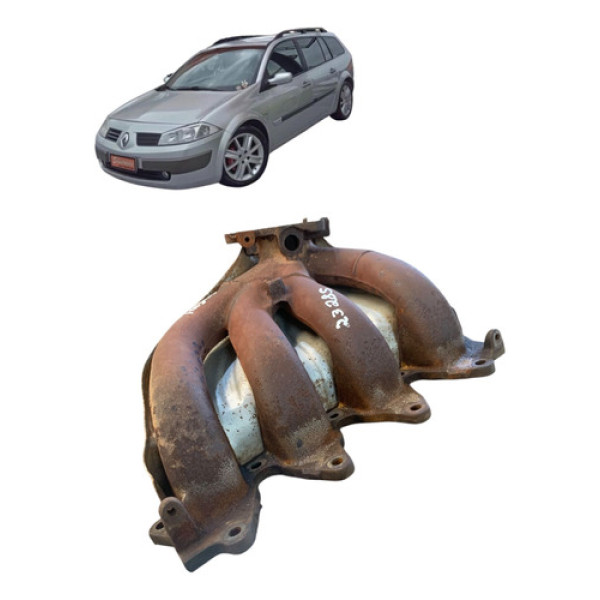 Coletor Escapamento Renault Megane 2.0 16v 2007 A 2011