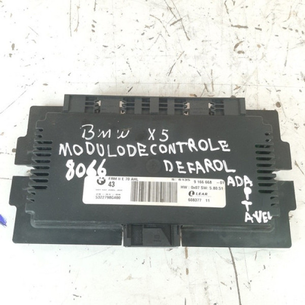 Módulo Controle Farol Bmw X5 2009 2010  4.8 Aspirado 8066