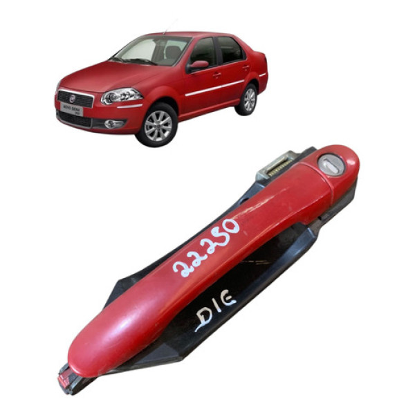 Maçaneta Externa Dianteira Esquerda Fiat Siena 2005 A 2012