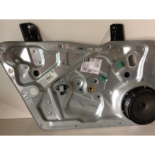 Máquina Vidro Dianteira Esquerda Tiguan 2010 2013 2137