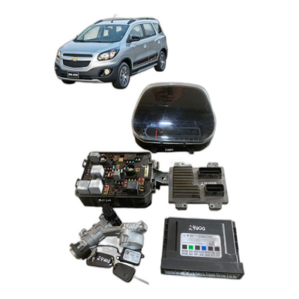 Kit Code Injeção Chevrolet Spin 1.8 8v Auto 2013 A 2017