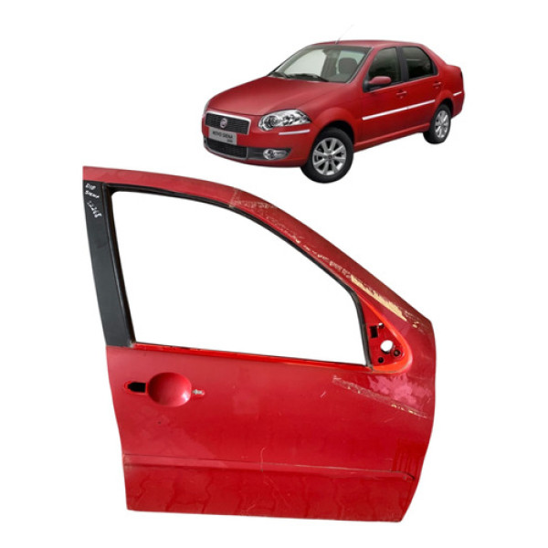 Porta Dianteira Direita Fiat Siena 2005 A 2012
