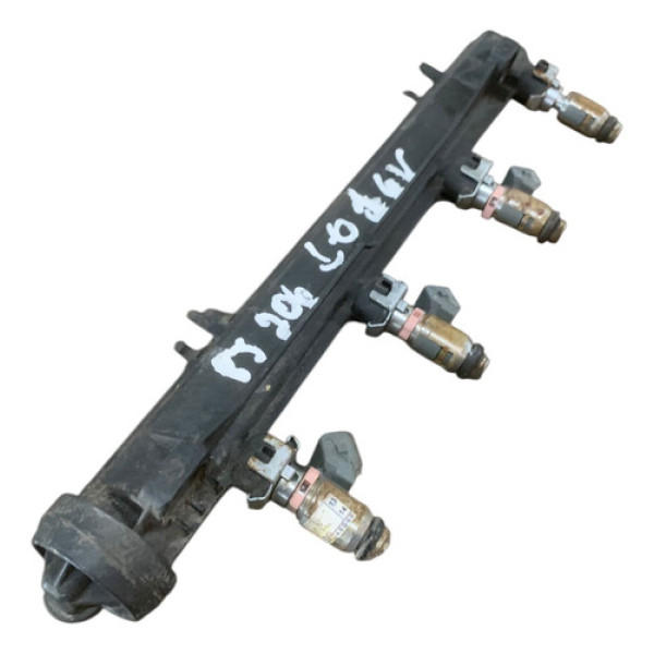 Flauta Bico Injetor Peugeot 206 Renault Clio 1.0 16v Origina