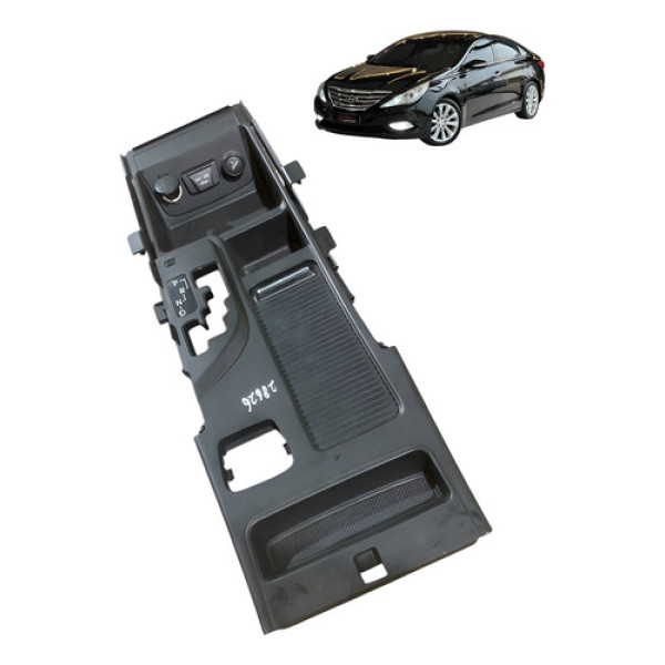Moldura Acabamen Console Central Hyundai Sonata 2010 A 2014 