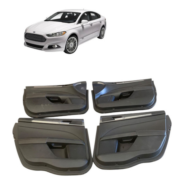 Jogo Forro Porta Ford Fusion 2013 A 2016 Original 