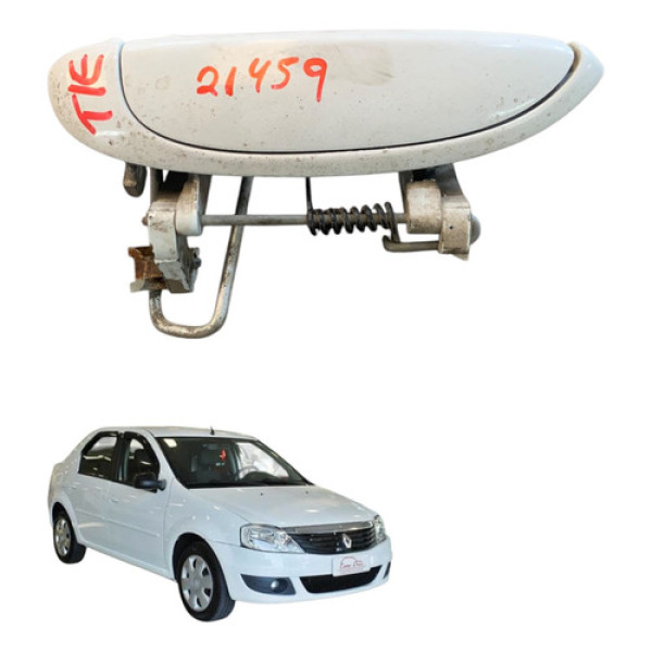 Maçaneta Externa Traseira Esquerda Renault Logan 2009 A 2012