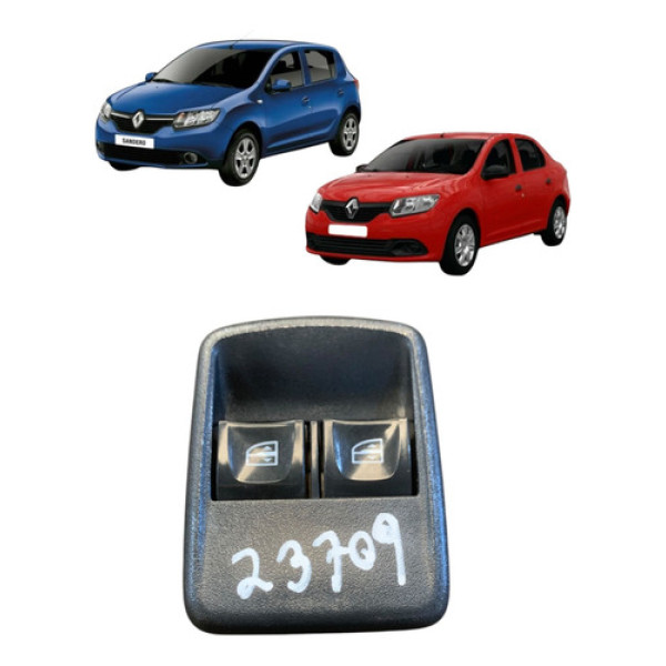 Comando Vidro Dianteiro Esquerd Renault Sandero 2016 A 2021
