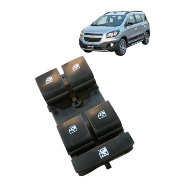 Comando Vidro Dianteiro Esquerdo Chevrolet Spin 2013 A 2017