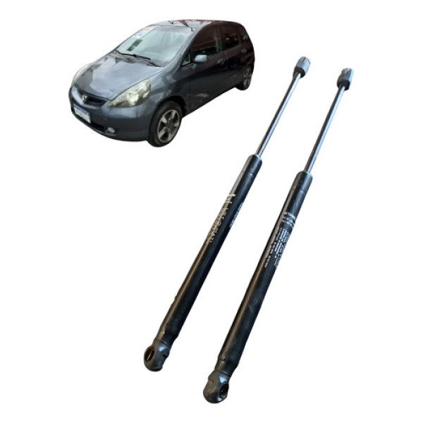 Par Amortecedor Tampa Traseira Honda Fit 2004 A 2009