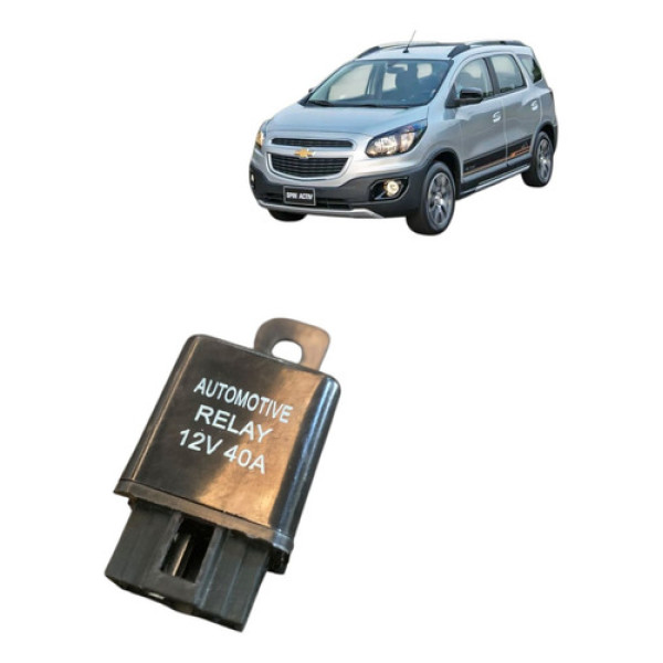 Relé 12v 40a Chevrolet Spin 1.8 8v Auto 2013 A 2017