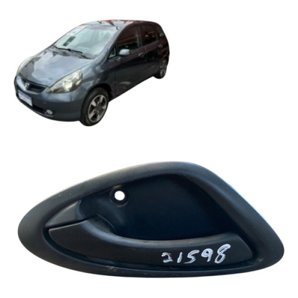 Maçaneta Interna Traseira Esquerda Honda Fit 2004 A 2009 