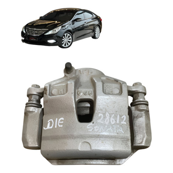 Pinça Freio Dianteira Esquer Hyundai Sonata 2.4 2010 A 2014 
