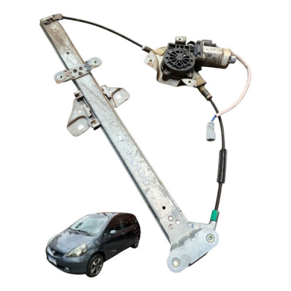 Maquina Vidro Dianteira Direita Honda Fit 2004 A 2009