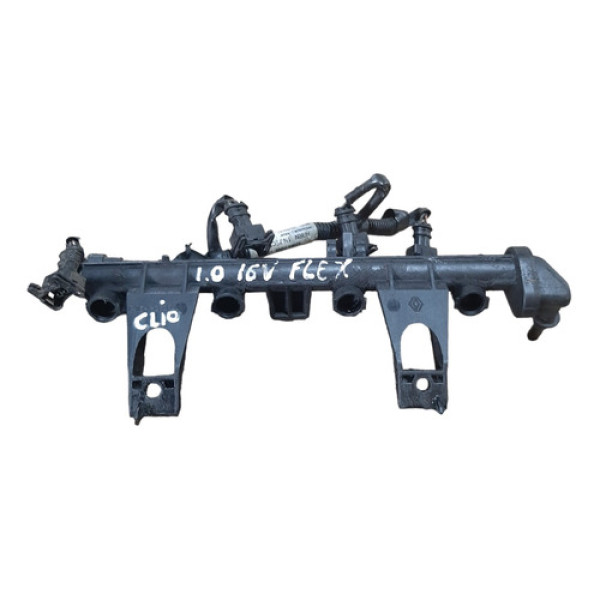 Flauta Bicos Injetores Renault Clio 1.0 16v Flex 2008 A 2012