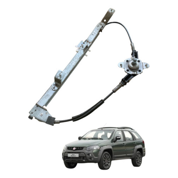 Maquina Vidro Traseira Direit Fiat Palio Weekend 2009 A 2015