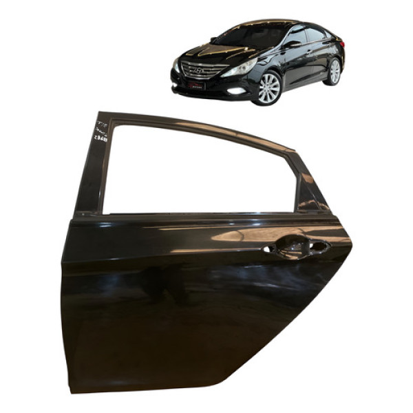 Porta Traseira Esquerda Hyundai Sonata 2010 A 2014 