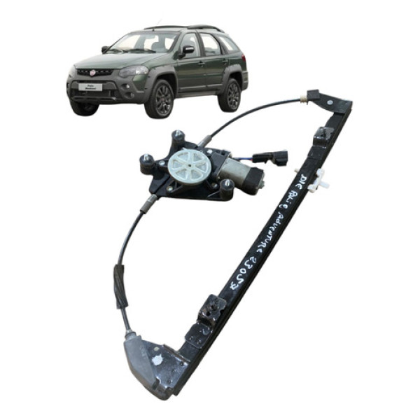 Maquina Vidro Dianteira Esque Fiat Palio Weekend 2009 A 2015