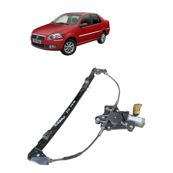 Maquina Vidro Dianteira Direita Fiat Siena 2005 A 2012