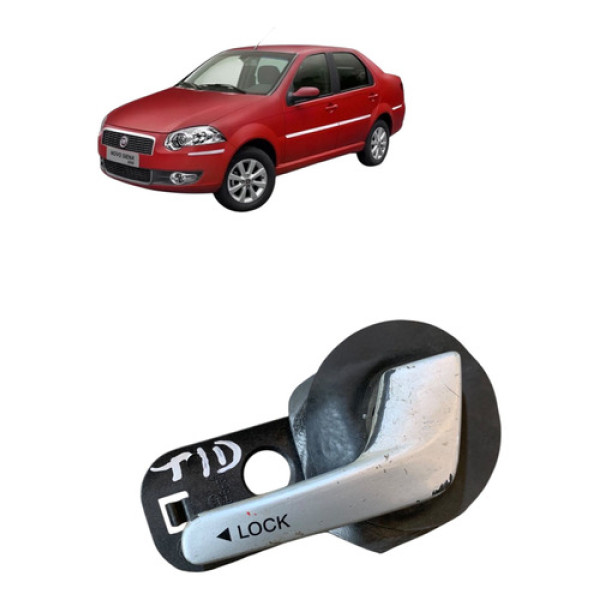 Maçaneta Interna Traseira Direita Fiat Siena 2005 A 2012