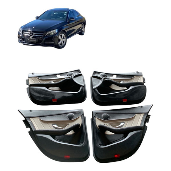 Jogo Forro Porta Mercedes C180 C200 C250 2015 A 2019