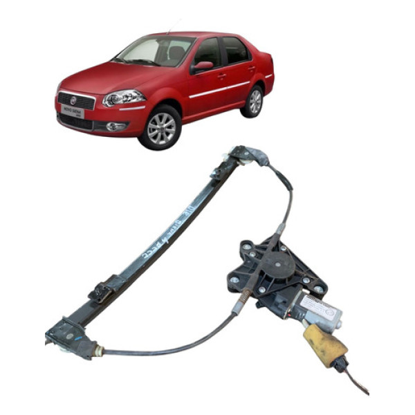 Maquina Vidro Dianteira Esquerda Fiat Siena 2005 A 2012