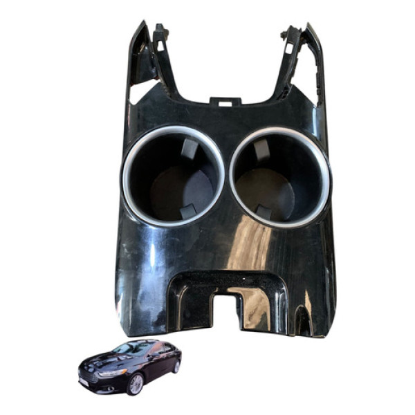 Moldura Acabamento Porta Copos Ford Fusion 2013 A 2016