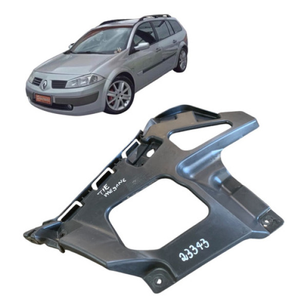 Guia Parachoque Traseir Esque Renault Megane 2.0 2007 A 2011