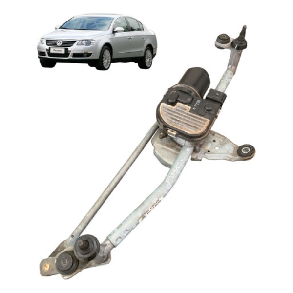 Motor Limpador Parabrisa Volkswagen Passat 2006 A 2010