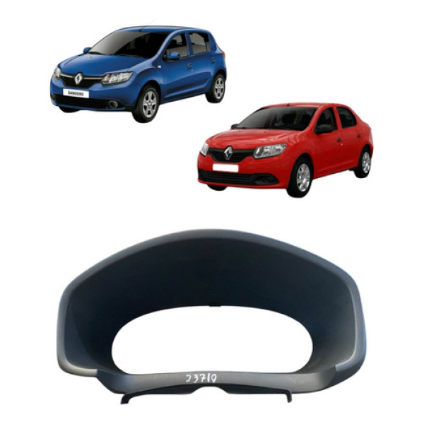 Moldura Painel Velocímetro Renault Sandero Logan 2016 A 2021