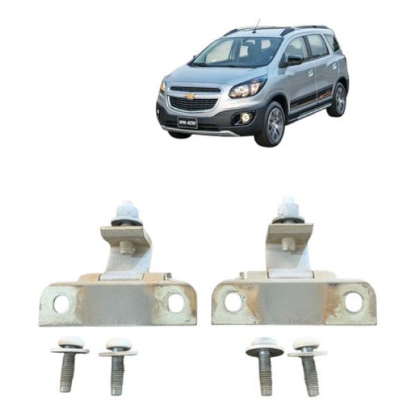Par Dobradiça Tampa Traseira Chevrolet Spin 2013 A 2017