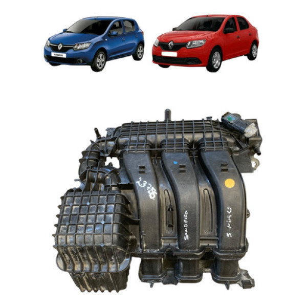 Coletor Admissão Renault Sandero Logan 1.0 3cil 2016 A 2021
