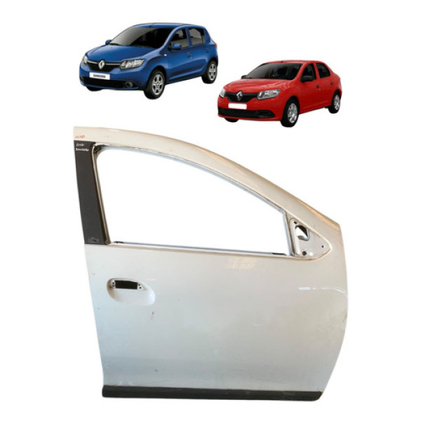 Porta Dianteira Direita Renault Sandero Logan 2016 A 2021