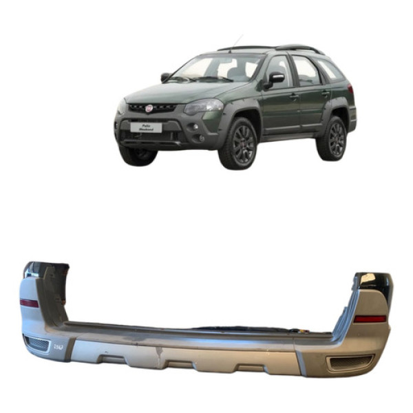 Parachoque Traseiro Fiat Palio Weekend Adventure 2009 A 2015