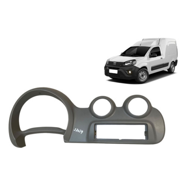 Moldura Acabam Painel Radio Mp3 Fiat Fiorino Uno 2013 A 2020