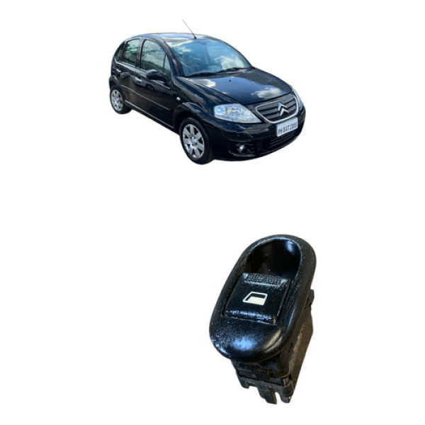 Botão Comando Vidro Citroen C3  2007 A 2012 